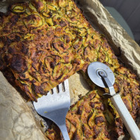 Scarpaccia – courgette and chickpea flour slice